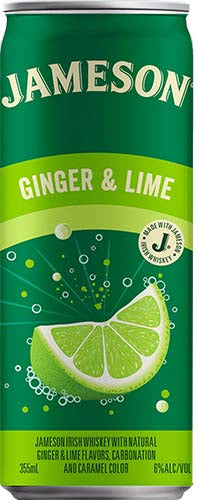 JAMESON GINGER & LIME 4PK CANS