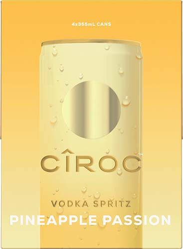 CIROC SPRITZ PINEAPPLE PASSION 4PK CANS