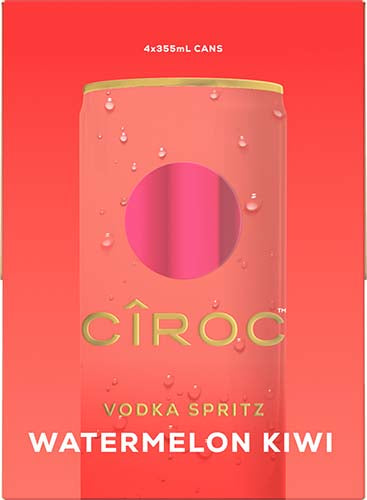 CIROC SPRITZ WATERMELON KIWI 4PK CANS