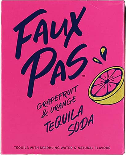 FAUX PASS ORANGE & GRAPEFRUIT 4PK