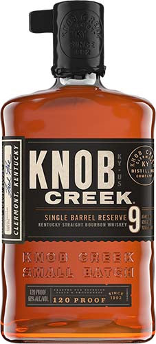 KNOB CREEK SINGLE BARREL 9 YRS 100PF