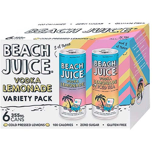 BEACH JUICE VODKA LEMONADE VARIETY PACK