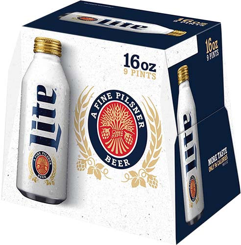 MILLER LITE ALUM 9PK CAN