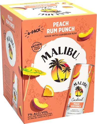 MALIBU PEACH 4PK