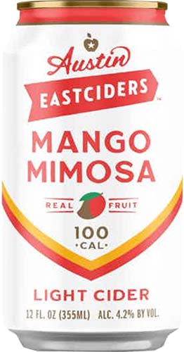 AUSTIN MANGO MIMOSA CIDER 6PK CAN