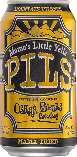 OSKAR BLUES MAMAS LITTLE YELLOW PILS