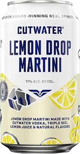 CUTWATER LEMONDROP MARTINI 4PKCANS