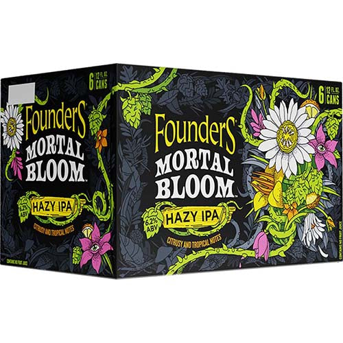 FOUNDERS MORTAL BLOOM HAY IPA 12 PK CAN