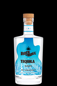 Rock n Roll Platinum Tequila Round Bottle