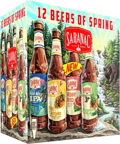 SARANAC WHAT ALES 12 BEER