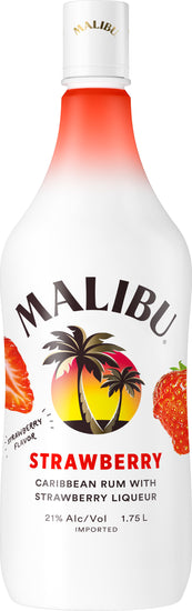 Malibu Rum Strawberry 42º | Liquor Cave