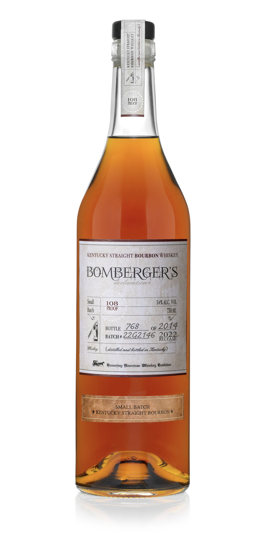 Bomberger's Bourbon 108 Proof | Liquor Cave