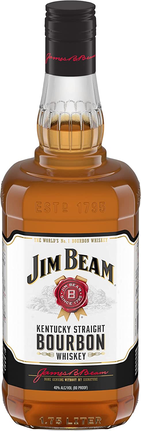 Jim Beam Bourbon 4 Yr. White Label Traveler 80º | Liquor Cave