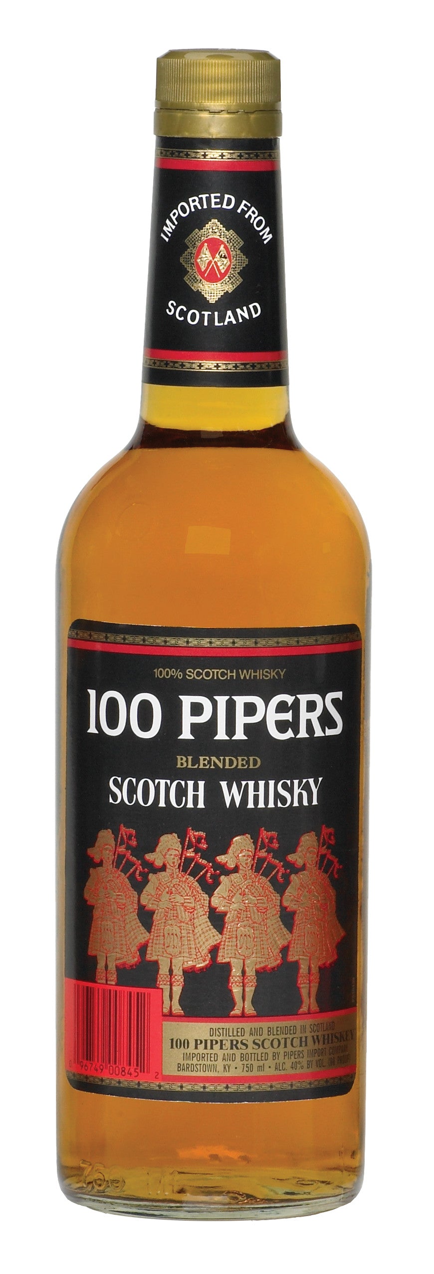 100 Pipers Scotch Whiskey 80º | Liquor Cave