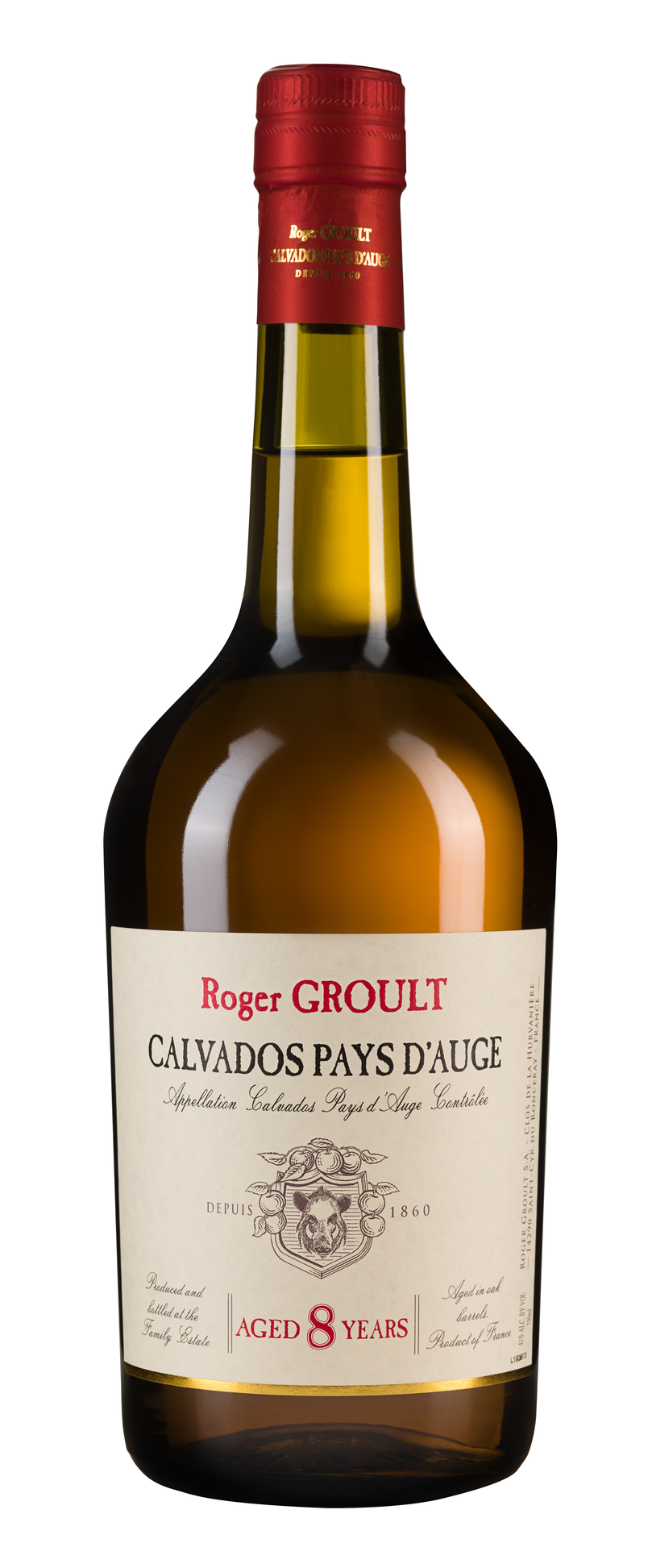 Roger Groult 8 Year Old Calvados Pays d'Auge, Liquor Cave