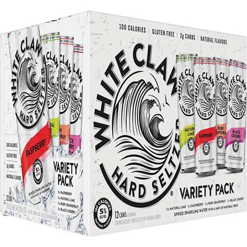 WHITE CLAW VARIETY 12 PK CANS