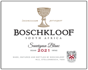 Boschkloof Sauvignon Blanc Stellenbosch, Liquor Cave