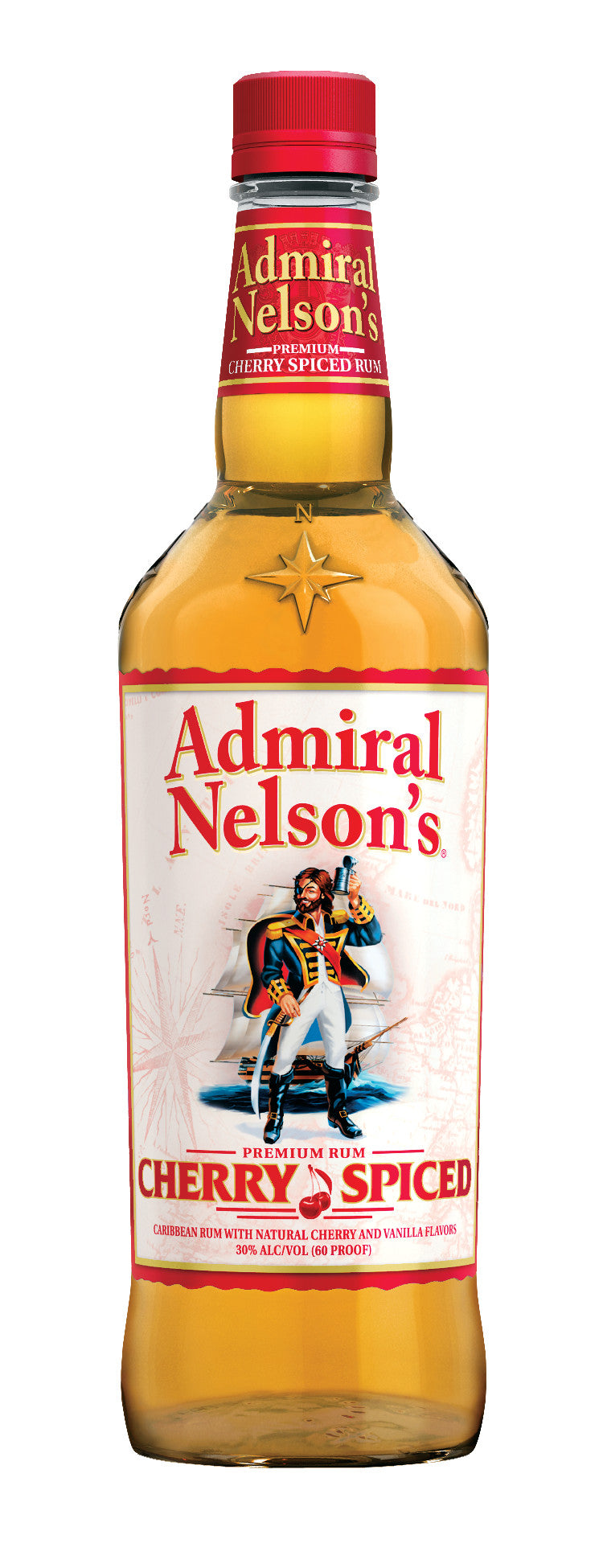 Admiral Nelson Cherry Puerto Rico Rum | Liquor Cave