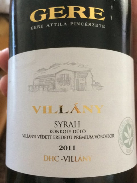 A. Gere Villany Syrah 2021