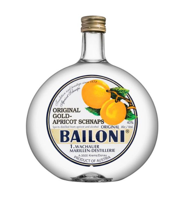 Bailoni Original Gold Apricot Schnaps 80 Pf 750Ml