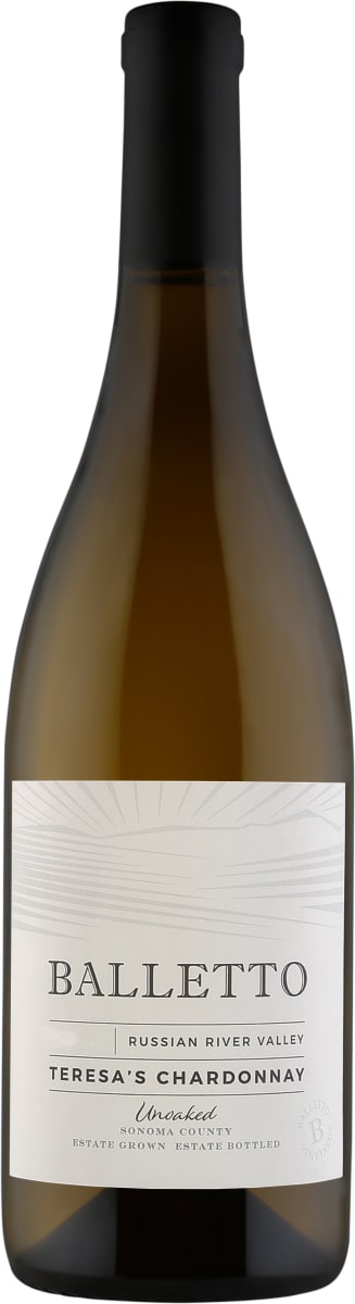 Balletto Teresas Unoaked Russian River Chardonnay 2022