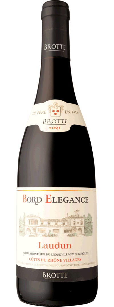 Brotte  Bord Elegance Rouge  Cotes du Rhone Villages Laudun