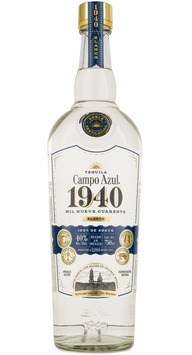 Campo Azul 1940 Tequila Blanco  750Ml