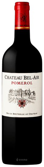 Chateau BelAir  Pomerol liquor cave