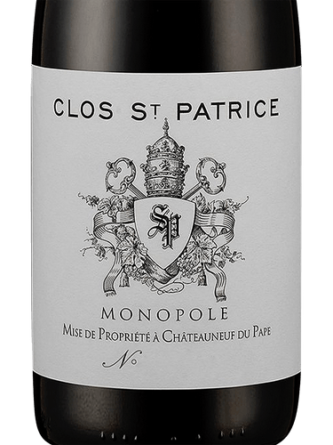 Clos Saint Patrice Monopole Chateauneuf du Pape 2015