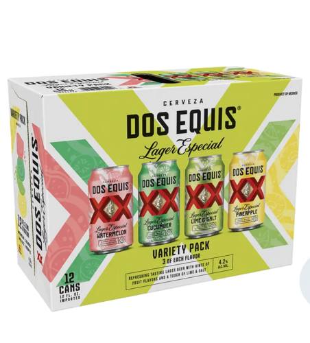 DOS EQUIS  VARIETY PACK 12 PK CAN