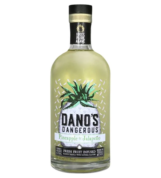 Dano's Dangerous Blanco Infusions Pineapple Jalapeno Tequila