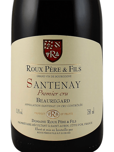 Domaine Roux  Santenay 1er Cru Blanc Beauregard