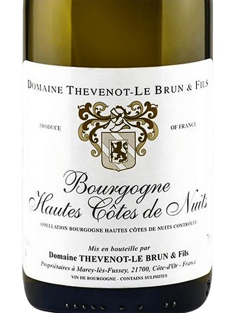 Domaine Thevenot-Le Brun & Fils  Bourgogne Hautes Cotes De Nuits  White