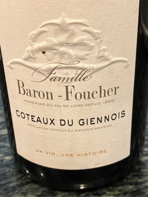 Famille Baron Foucher  Coteaux du Giennois Sauvignon Blanc