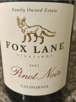 Fox Lane  Pinot noir