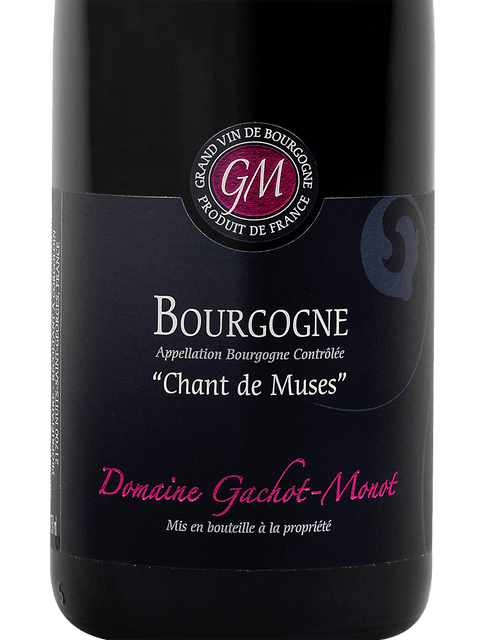 Gachot Monot Domaine Bourgogne Rouge Chant De Muses 750Ml