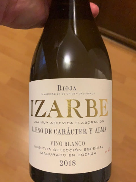 Izarbe Rioja Alavesa Blanco 2019