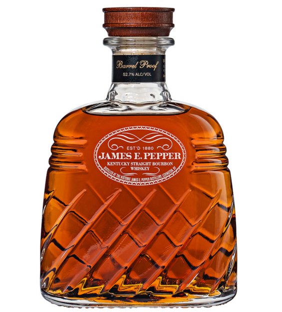 JAMES PEPPER DECANTER BARREL PROOF KENTUCKY STRAIGHT BOURBON