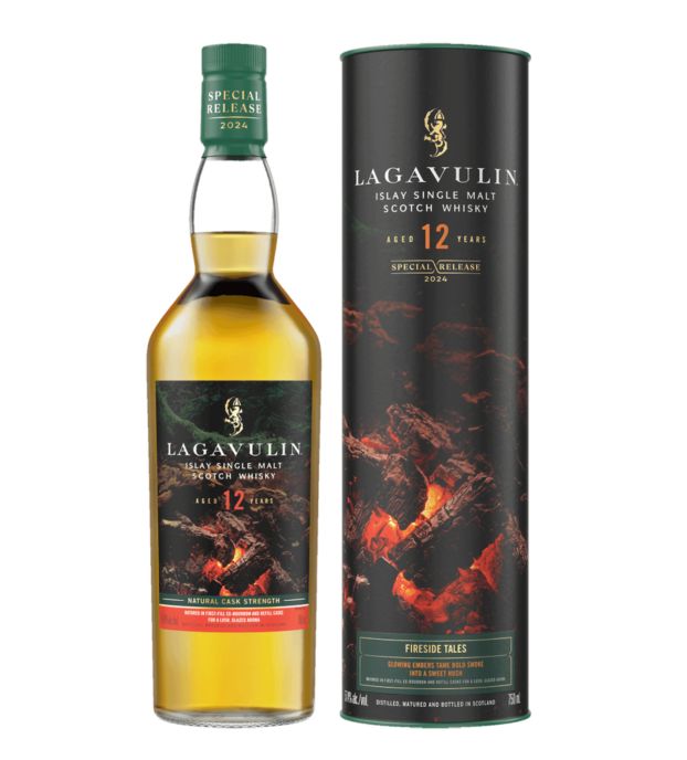 Lagavulin 12Yr Single Malt Fireside Tales 750ml