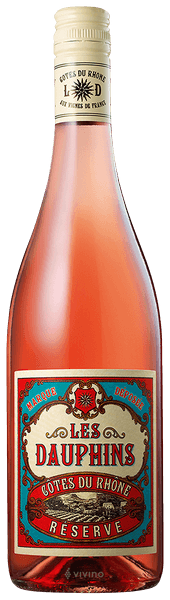 Les Dauphins  Cotes Du Rhone Rose Reserve