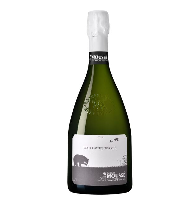 Les Fortes Terres Blanc de Noirs Extra Brut Champagne Famille Mousse [Club Bottle] 2018