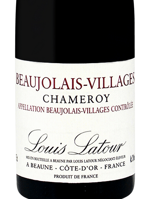 Louis Latour  Beaujolais Villages  Chameroy