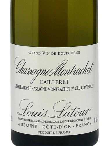 Louis Latour  Chassagne Montrachet  Cailleret