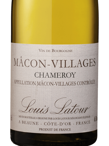 Louis Latour  Macon Villages  Chameroy