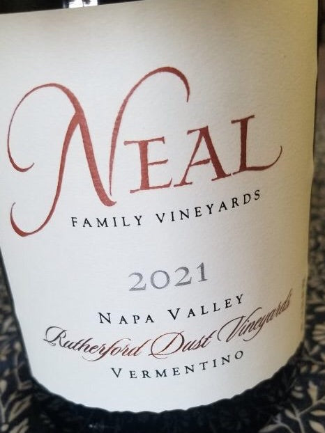 Neal Family Rutherford Dust Rutherford Vermentino 2023