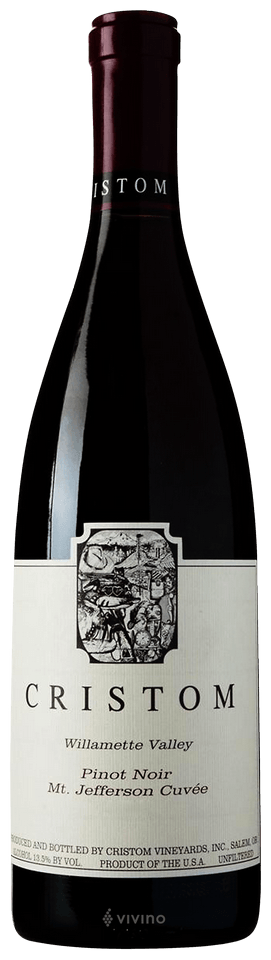 Pinot Noir Mt. Jefferson Cuvee Cristom 2022