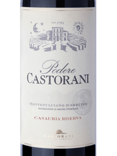 Podere Castorani  Montepulciano D'Abruzzo Casauria Riserva