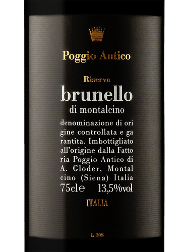 Poggio Antico  Brunello di Montalcino Riserva