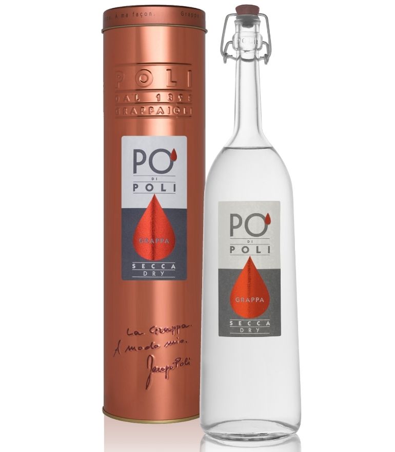 Poli Po Merlot Secca Dry  80 Prf 750Ml