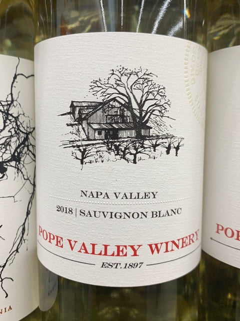 Pope Valley Winery  Sauvignon Blanc  Napa